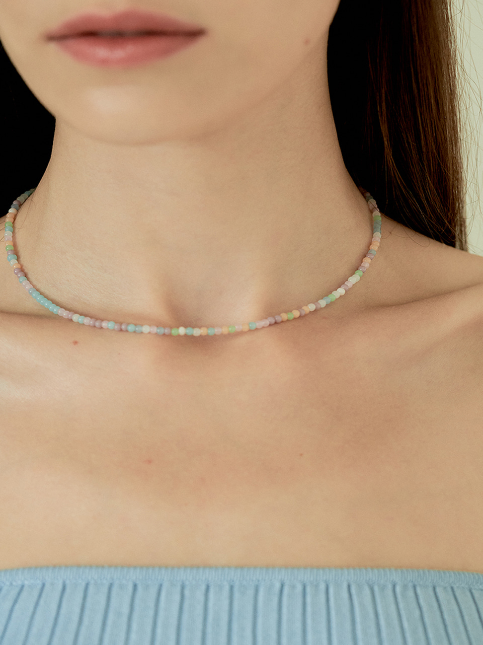 Cool-Tone Beads NecklaceCOTOIT