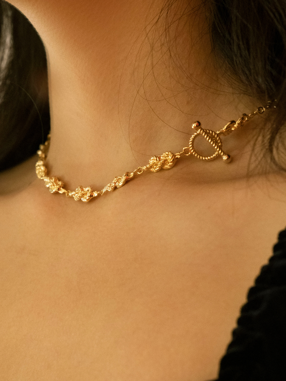 Infinite Lace Chain Necklace